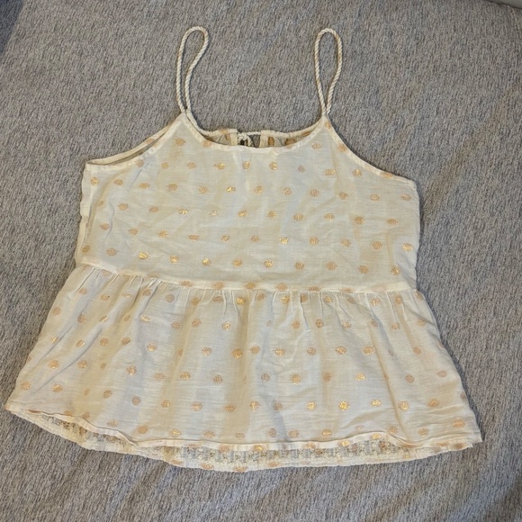 Abercrombie Size Medium Boho Embroidered Tank Blouse - Picture 4 of 4